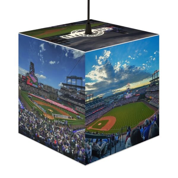 Colorado Rockies Coors Field Chase Field Light Cube Lamp - Image 2