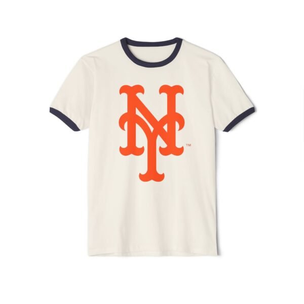 New York Mets Unisex Cotton Ringer T-Shirt - Image 9