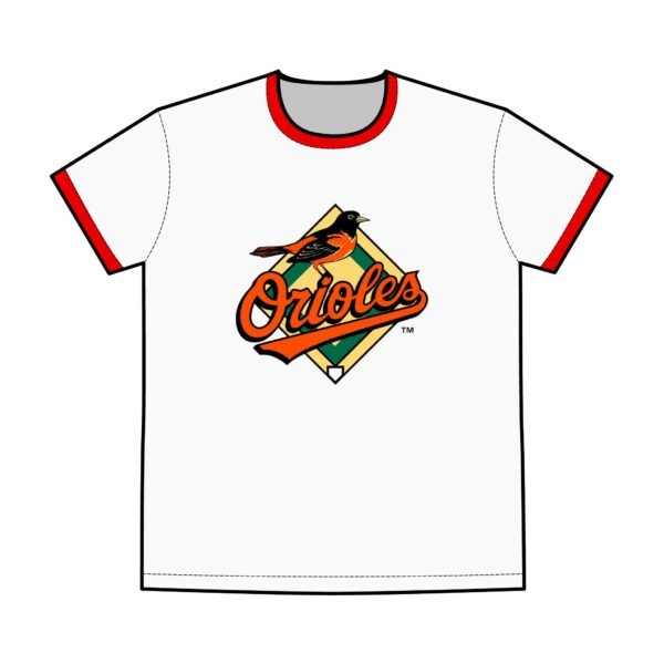 Baltimore Orioles Men's Staple Ringer Tee - Image 5