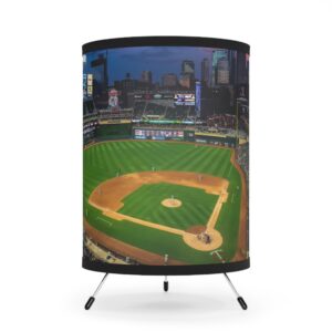 Minnesota Twins Target Field Tripod Lamp with High-Res Printed Shade, USCA plug