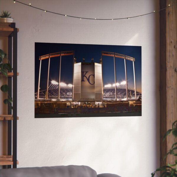 Kansas City Royals Kauffman Stadium Fine Art Posters - Image 3