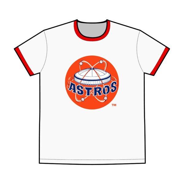 Houston Astros Men's Staple Ringer Tee - Image 3