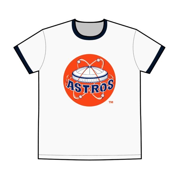 Houston Astros Men's Staple Ringer Tee - Image 5