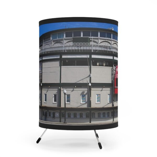 Chicago Cubs Wrigley Field Tripod Lamp with High-Res Printed Shade, USCA plug - Image 2