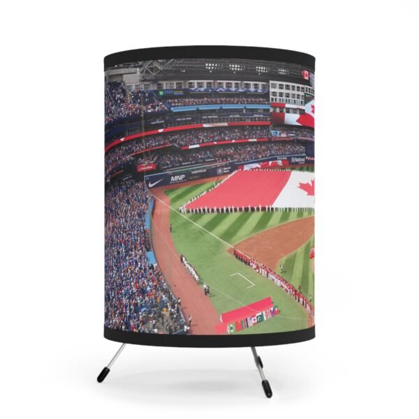 Toronto Blue Jays Rogers Centre Tripod Lamp with High-Res Printed Shade, USCA plug - Image 2
