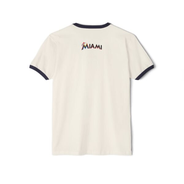 Miami Marlins Unisex Cotton Ringer T-Shirt - Image 6