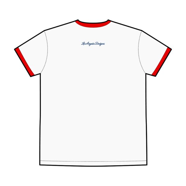 Los Angeles Dodgers Men's Staple Ringer Tee - Image 6
