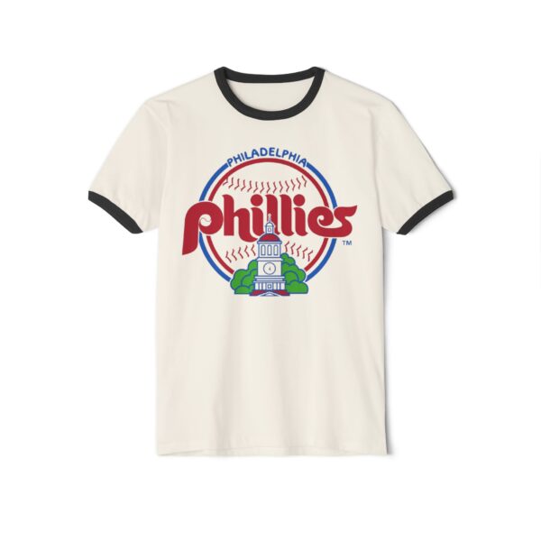 Philadelphia Phillies Unisex Cotton Ringer T-Shirt - Image 9