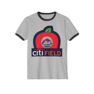 New York Mets Citi Field Unisex Cotton Ringer T-Shirt
