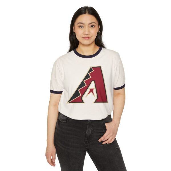 Arizona Diamondbacks Unisex Cotton Ringer T-Shirt - Image 3