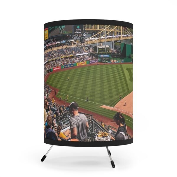 Pittsburgh Pirates PNC Park Tripod Lamp with High-Res Printed Shade, USCA plug - Image 2
