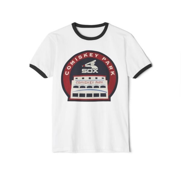 Chicago White Sox Comiskey Park Unisex Cotton Ringer T-Shirt - Image 9