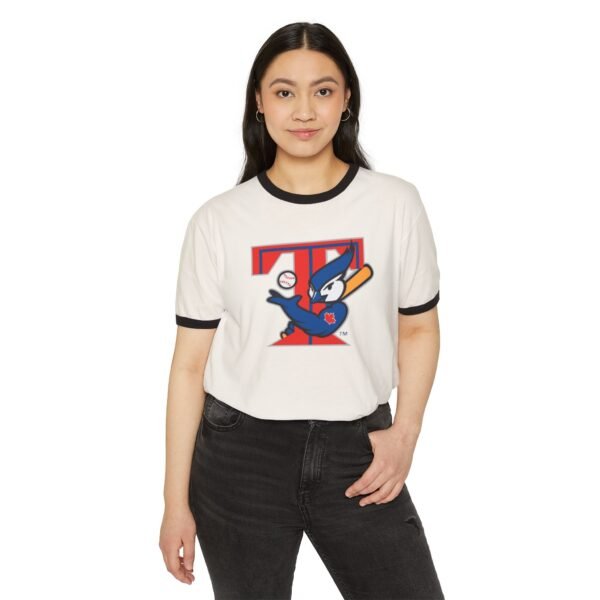 Toronto Blue Jays Unisex Cotton Ringer T-Shirt - Image 7