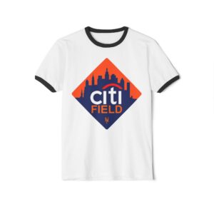 New York Mets Citi Field Unisex Cotton Ringer T-Shirt