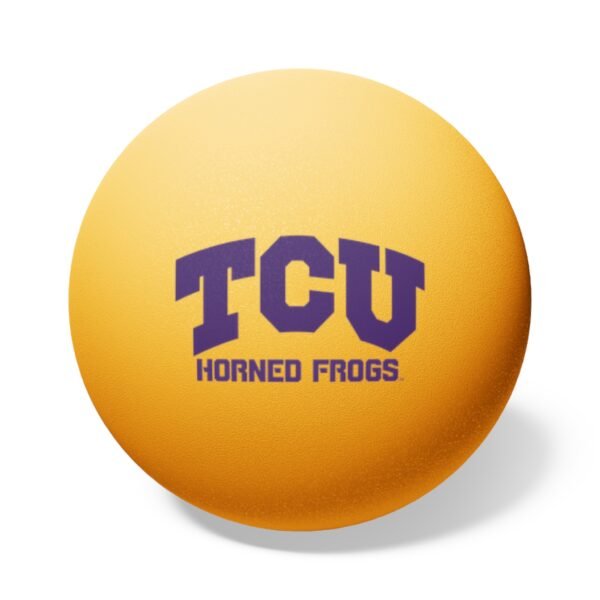 TCU Horned Frogs Ping Pong Balls, 6 pcs - Image 3