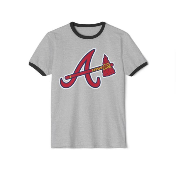 Atlanta Braves Unisex Cotton Ringer T-Shirt - Image 9