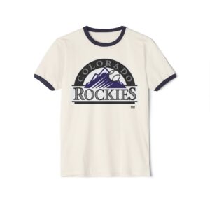 Colorado Rockies Unisex Cotton Ringer T-Shirt