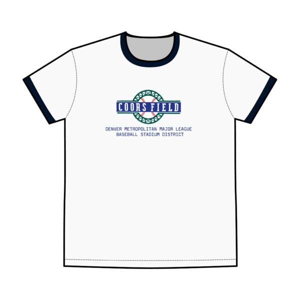 Colorado Rockies Coors Field Men's Staple Ringer Tee - Image 3