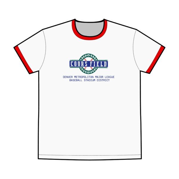 Colorado Rockies Coors Field Men's Staple Ringer Tee - Image 5