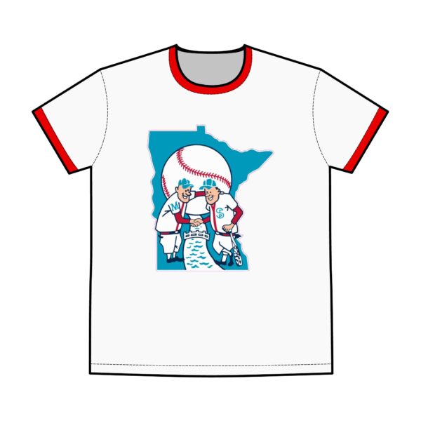Minnesota Twins Men's Staple Ringer Tee - Image 3