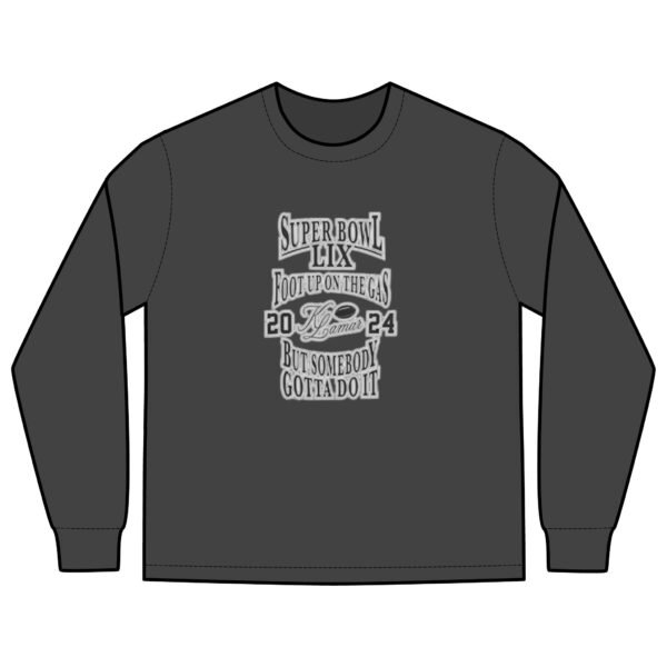 Kendrick Lamar 2025 Super Bowl LIX Halftime Show Men's Heavy Faded Long Sleeve Tee - Image 7
