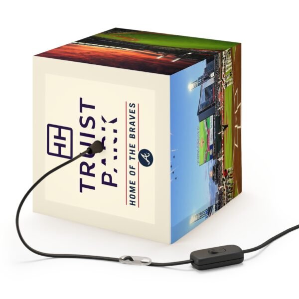 Atlanta Braves Truist Park Light Cube Lamp - Image 3