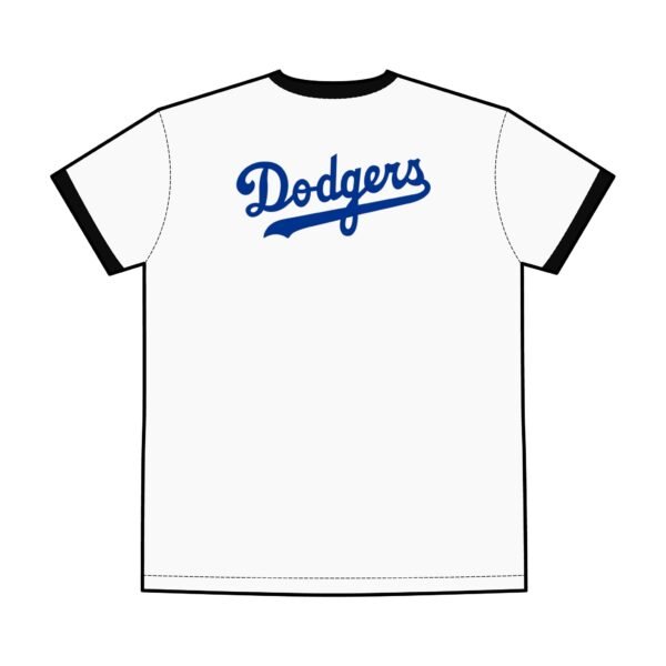 Brooklyn Dodgers Men's Staple Ringer Tee - Image 2