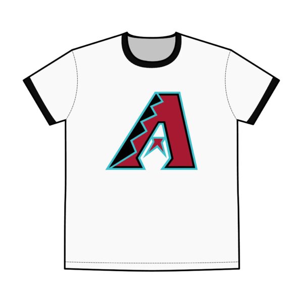 Arizona Diamondbacks Men's Staple Ringer Tee - Image 3