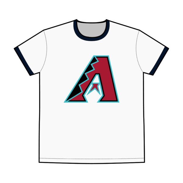 Arizona Diamondbacks Men's Staple Ringer Tee - Image 5