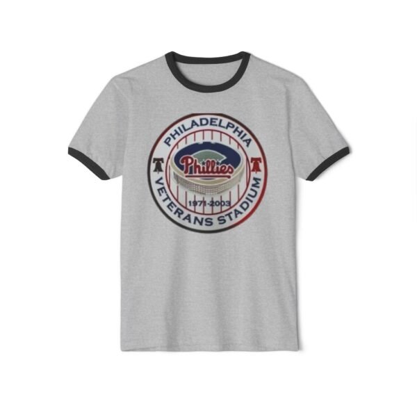 Philadelphia Phillies Veterans Stadium Unisex Cotton Ringer T-Shirt - Image 9