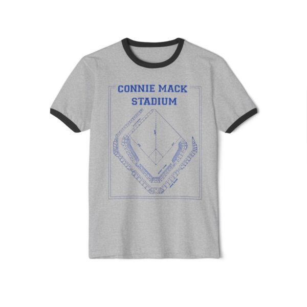 Philadelphia Shibe Park / Connie Mack Stadium Unisex Cotton Ringer T-Shirt