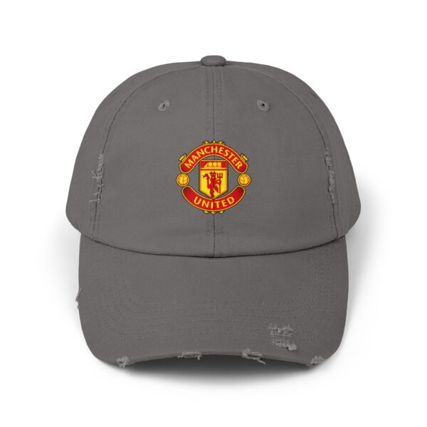 Manchester United Unisex Distressed Cap - Image 13