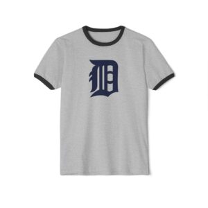 Detroit Tigers Unisex Cotton Ringer T-Shirt