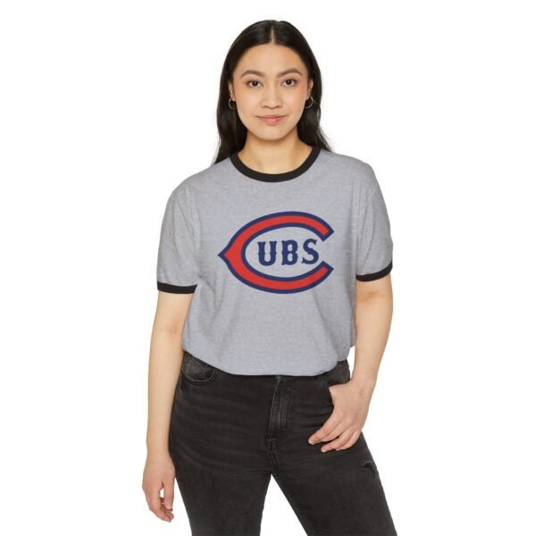 Chicago Cubs Unisex Cotton Ringer T-Shirt - Image 7