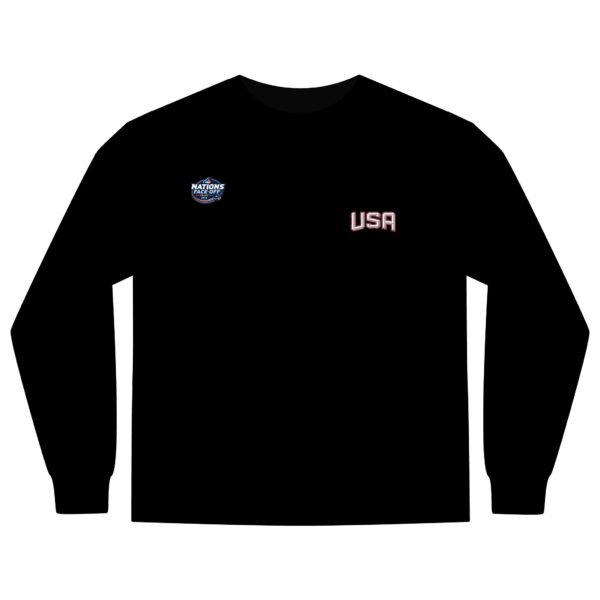 2025 4 Nations Face-Off USA Unisex Long Sleeve Pocket T-Shirt - Image 29