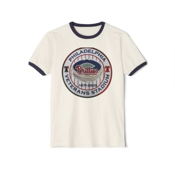 Philadelphia Phillies Veterans Stadium Unisex Cotton Ringer T-Shirt