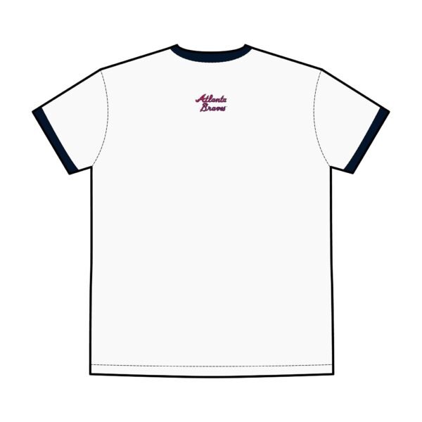 Atlanta Braves Men's Staple Ringer Tee - Image 4