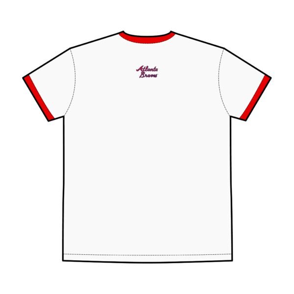 Atlanta Braves Men's Staple Ringer Tee - Image 2