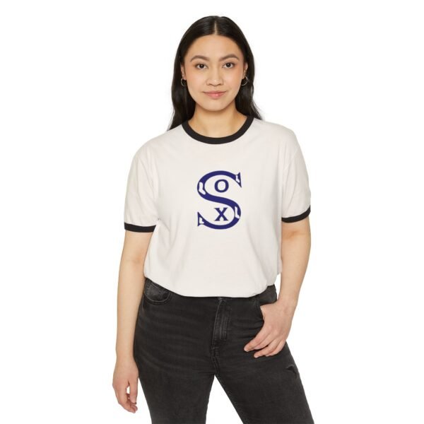 Chicago White Sox Unisex Cotton Ringer T-Shirt - Image 7