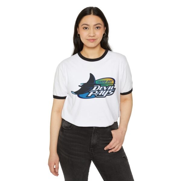 Tampa Bay Rays Unisex Cotton Ringer T-Shirt - Image 7