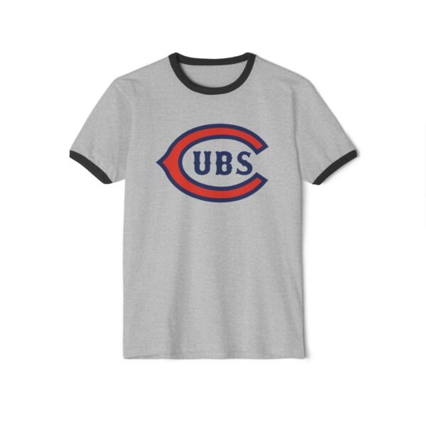 Chicago Cubs Unisex Cotton Ringer T-Shirt - Image 5