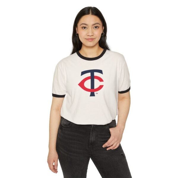 Minnesota Twins Unisex Cotton Ringer T-Shirt - Image 7