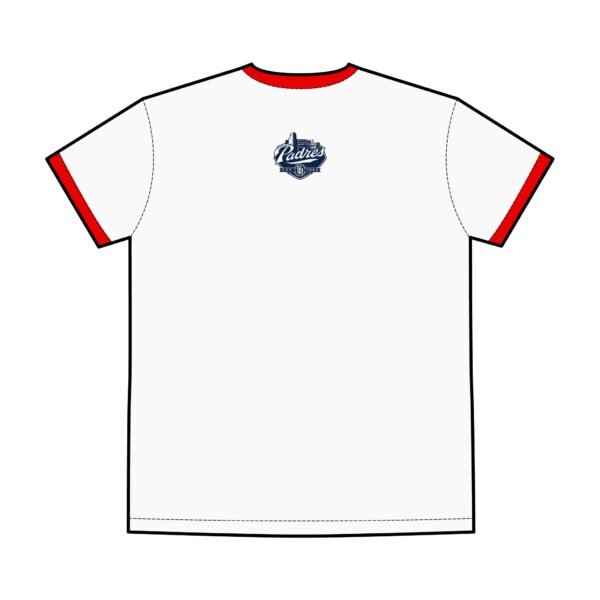 San Diego Padres Petco Park Men's Staple Ringer Tee - Image 4