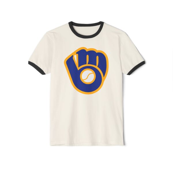 Milwaukee Brewers Unisex Cotton Ringer T-Shirt - Image 9