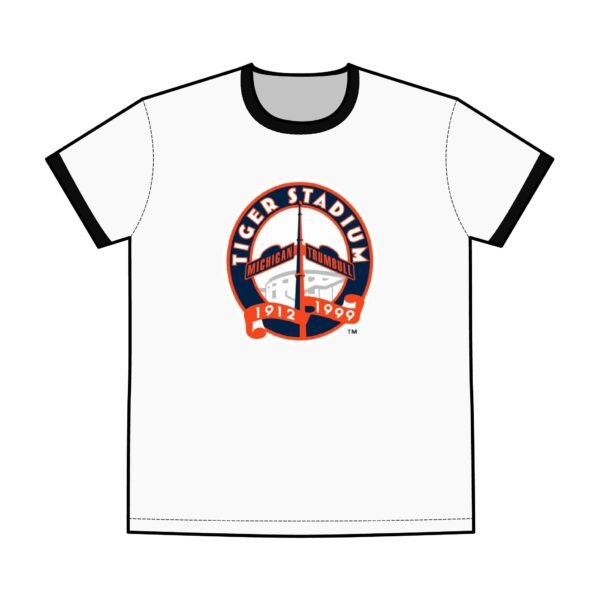 Detroit Tigers Stadium Men's Staple Ringer Tee - Image 3