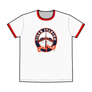 Detroit Tigers Stadium Men's Staple Ringer Tee