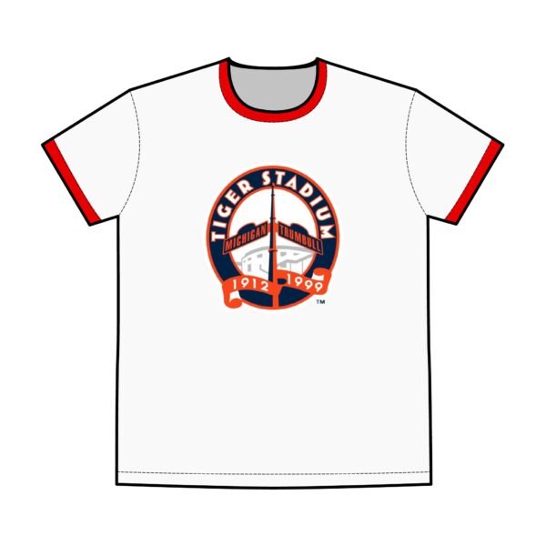 Detroit Tigers Stadium Men's Staple Ringer Tee