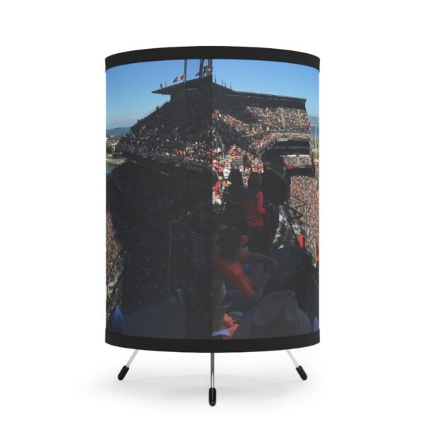 San Francisco Giants Oracle Park Tripod Lamp with High-Res Printed Shade, USCA plug - Image 3
