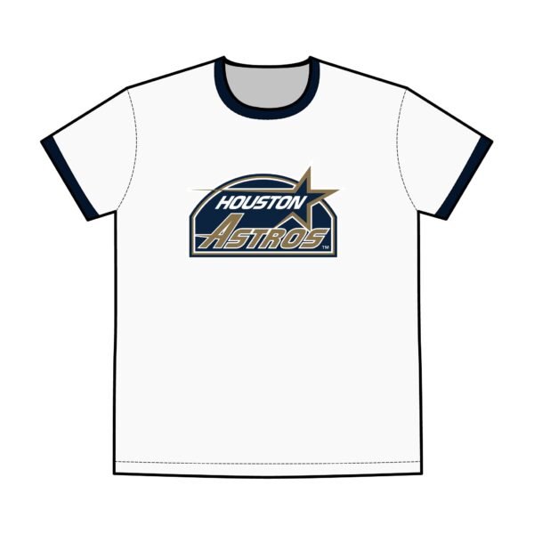 Houston Astros Men's Staple Ringer Tee - Image 5