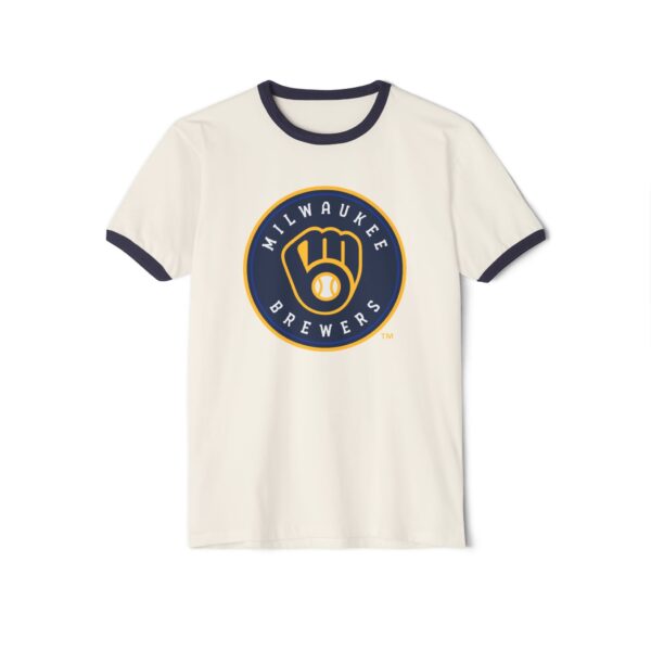 Milwaukee Brewers Unisex Cotton Ringer T-Shirt - Image 5